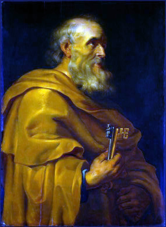Peter Paul Rubens Saint Peter - Canvas Print