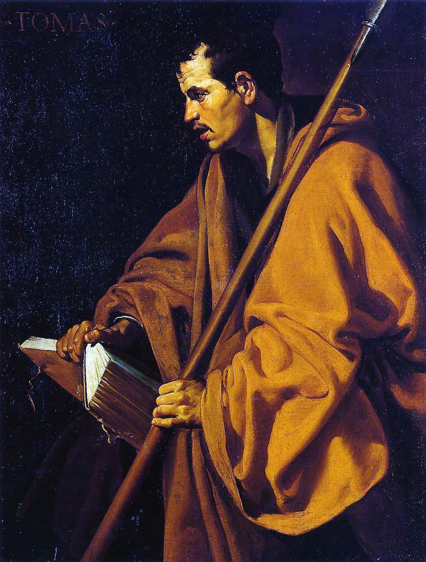 Diego Velazquez Saint Thomas - Canvas Print