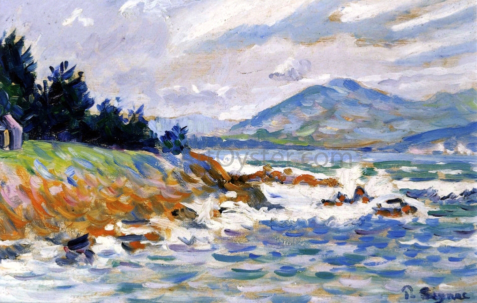 Paul Signac Saint Tropez, Coup de Vent d'Est - Canvas Print