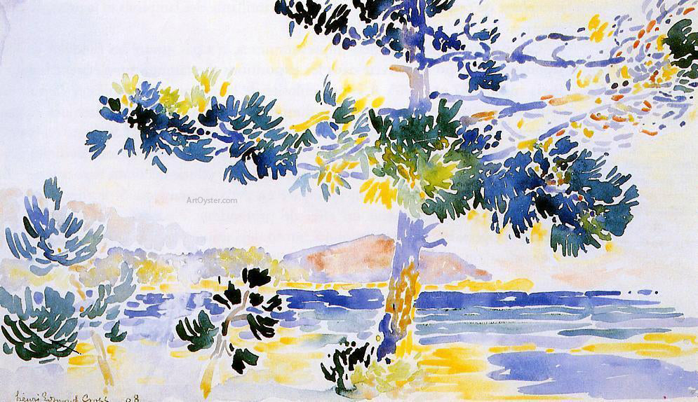 Henri Edmond Cross Saint-Clair Landscape - Canvas Print