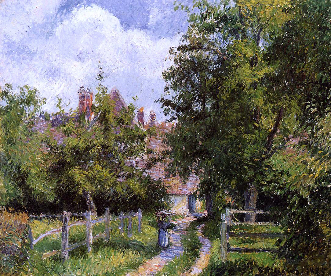 Camille Pissarro Saint-Martin, near Gisors - Canvas Print