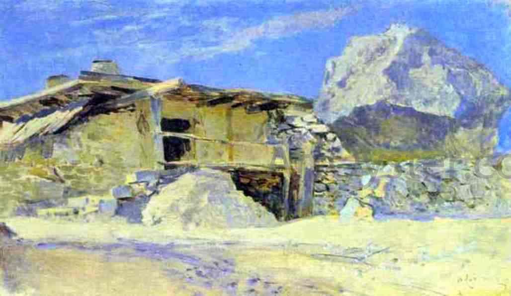 Isaac Ilich Levitan Saklia in Alupka, Study - Canvas Print