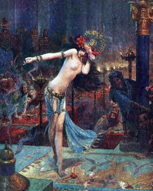 Gaston Bussiere Salome - Canvas Print