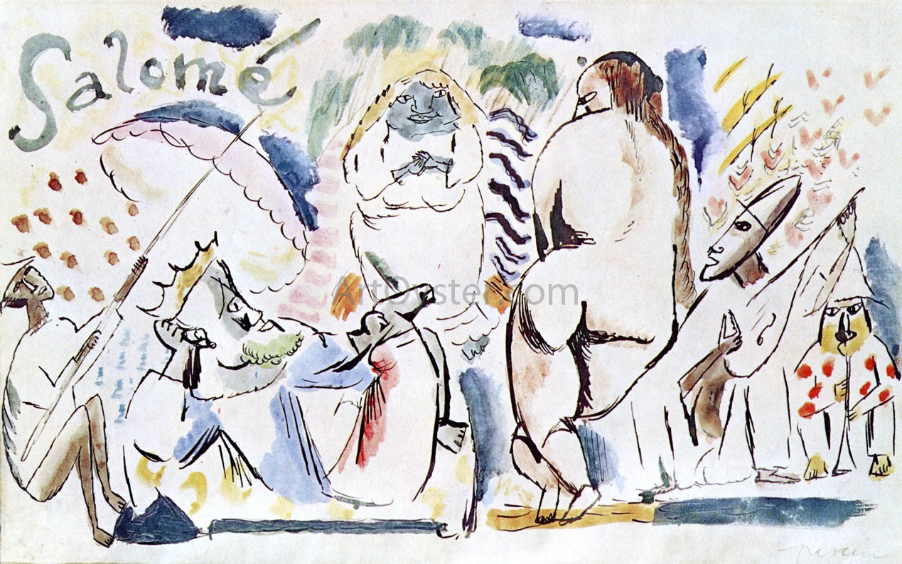 Jules Pascin Salome - Canvas Print