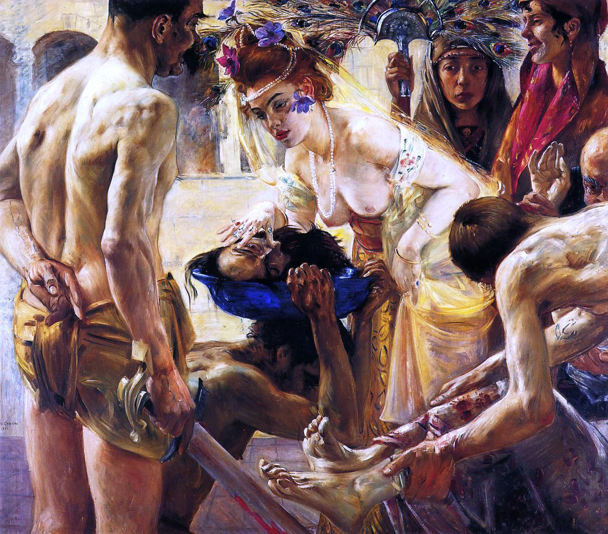 Lovis Corinth Salome, Second Version - Canvas Print