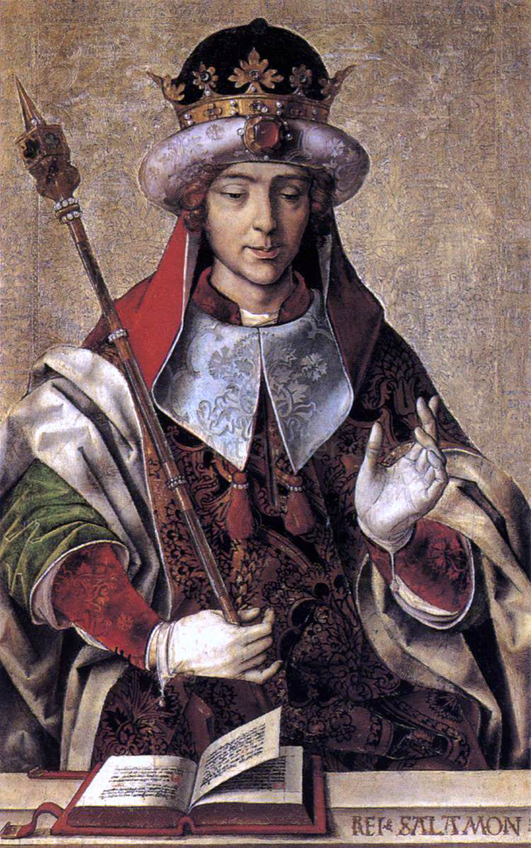 Pedro Berruguete Salomon - Canvas Print