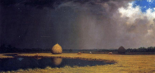 Martin Johnson Heade Salt Marsh Hay - Canvas Print