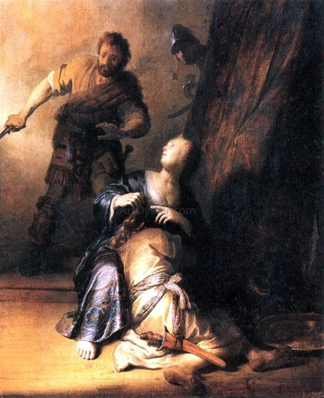 Rembrandt Van Rijn Samson and Dalila - Canvas Print