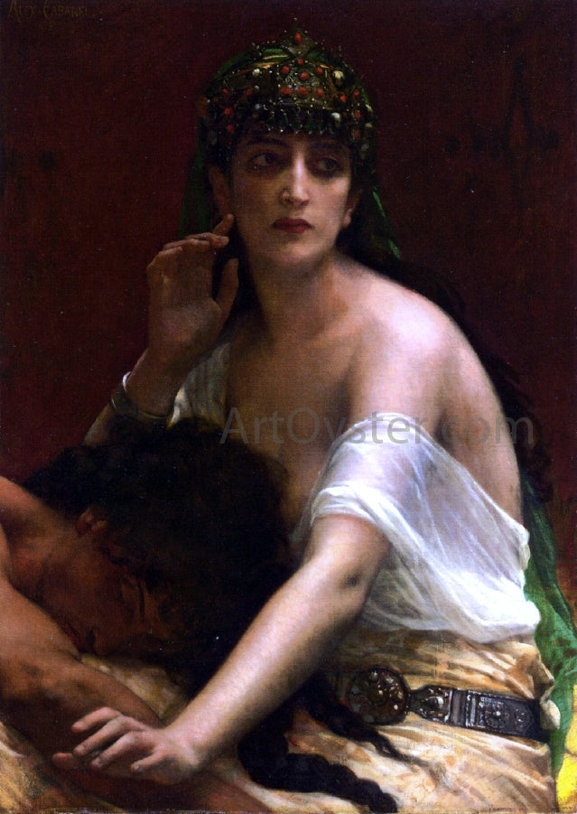 Alexandre Cabanel Samson and Delilah - Canvas Print