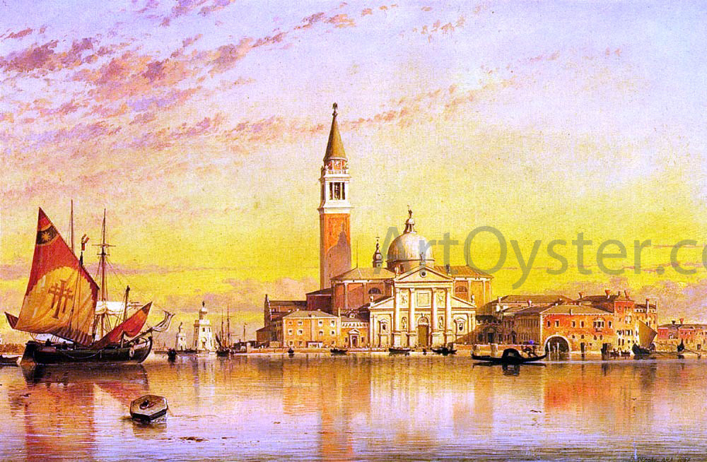 Edward William Cooke San Giorgio Maggiore, Venice - Canvas Print