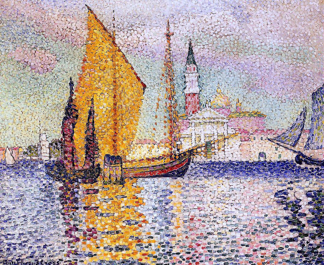 Henri Edmond Cross San Giorgio Maggiore, Venice - Canvas Print