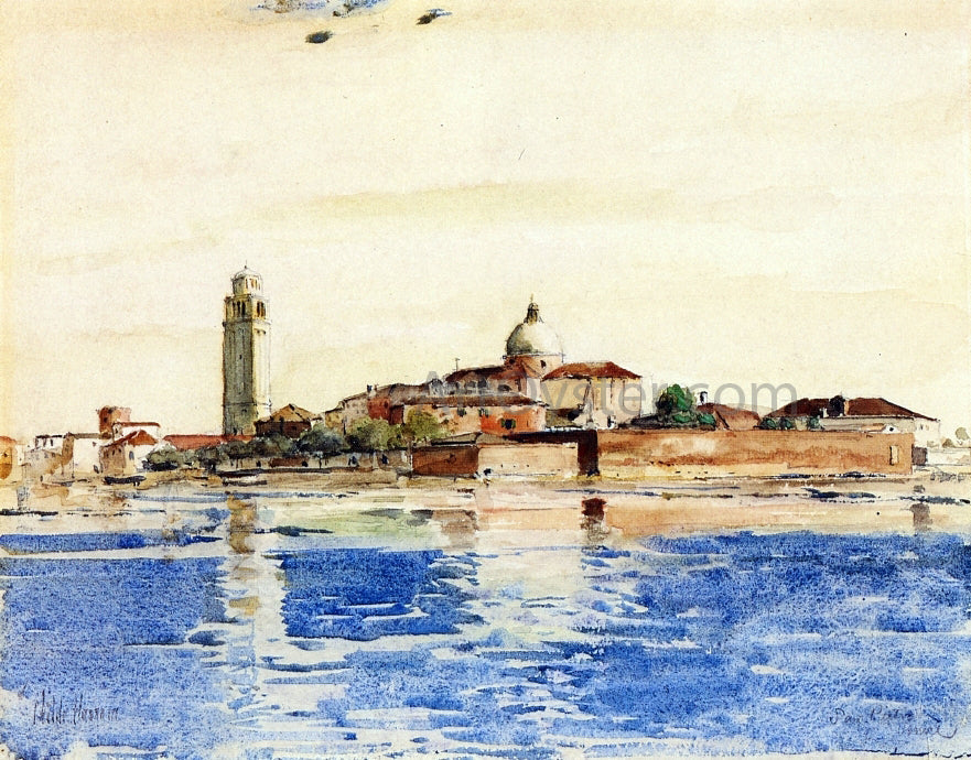 Frederick Childe Hassam San Pietro, Venice - Canvas Print