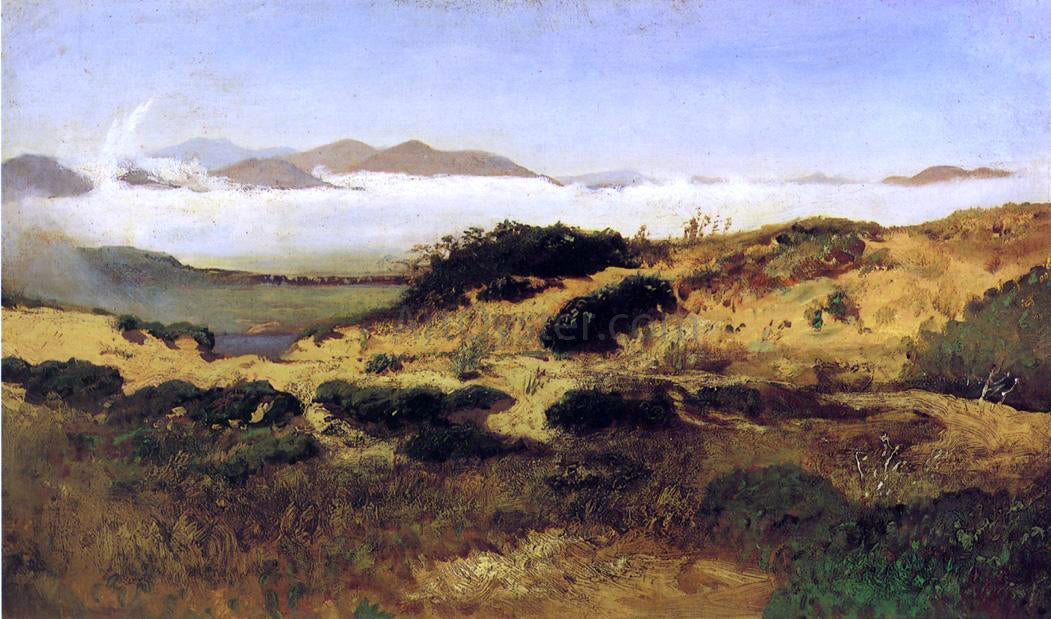 William Keith Sand Dunes and Fog, San Francisco - Canvas Print