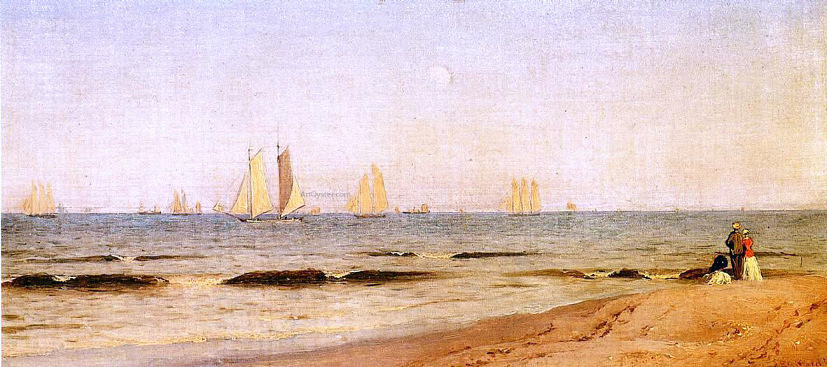 Alfred Thompson Bricher Sandy Hook - Canvas Print