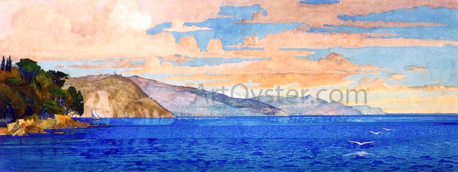 Carl Johan Forsberg Santa Margherita Ligure - Canvas Print