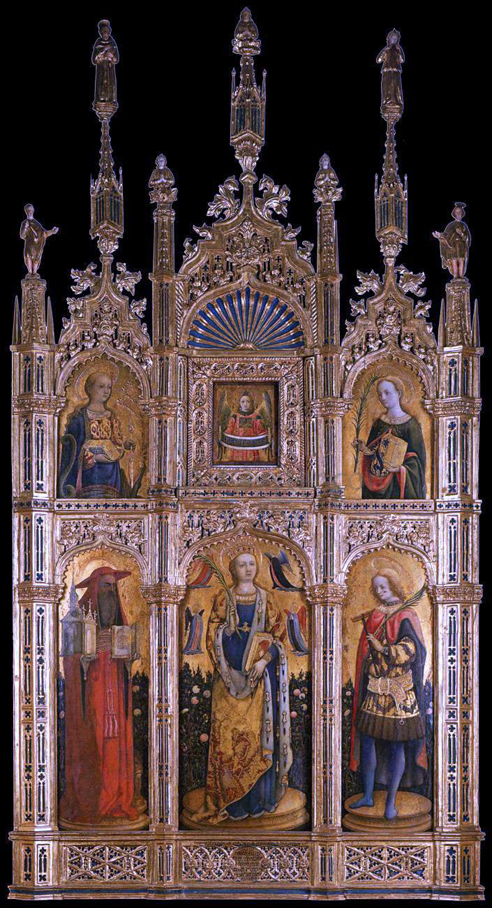 Antonio Vivarini Santa Sabina Polyptych - Canvas Print