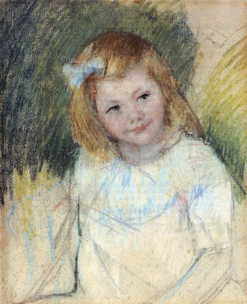 Pierre Auguste Renoir Sara Looking to the Right - Canvas Print