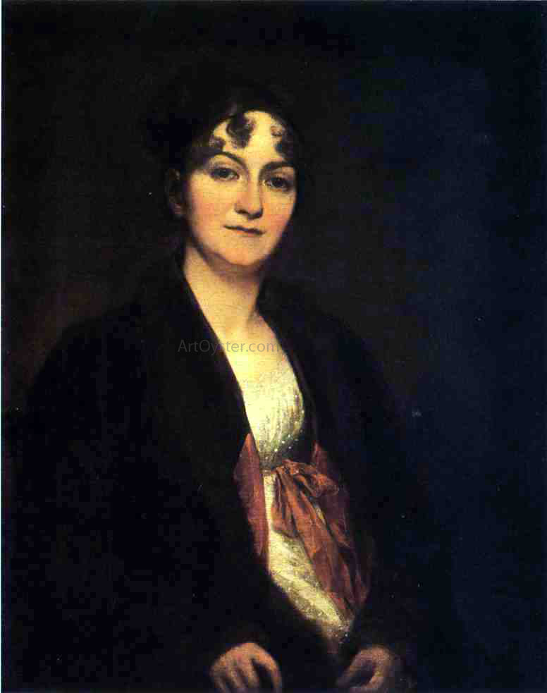 John Trumbull Sarah Elizabeth Rogers Hopkins - Canvas Print