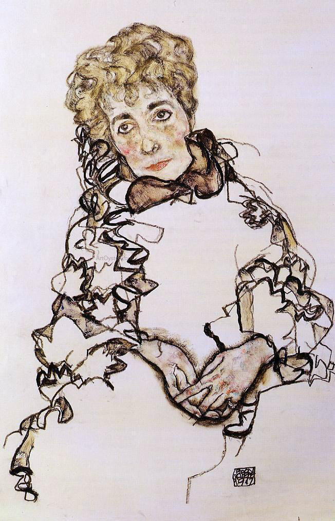 Egon Schiele Sarena Lederer - Canvas Print