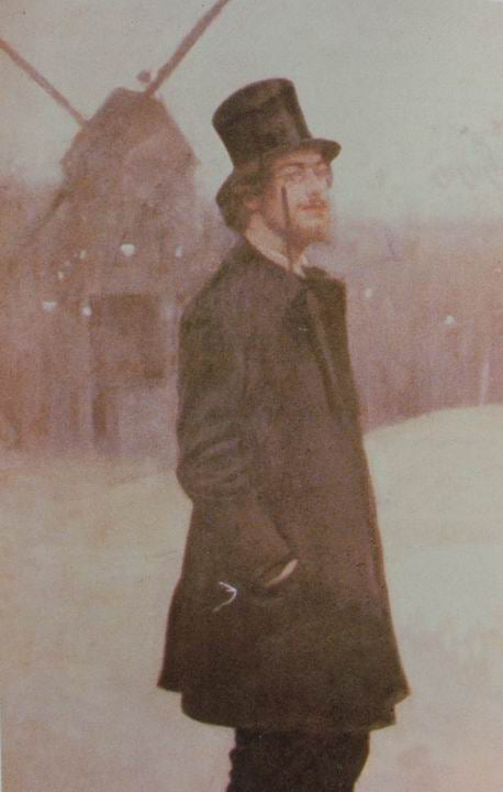 Ramon Casas Saite Moulin de la Galette - Canvas Print