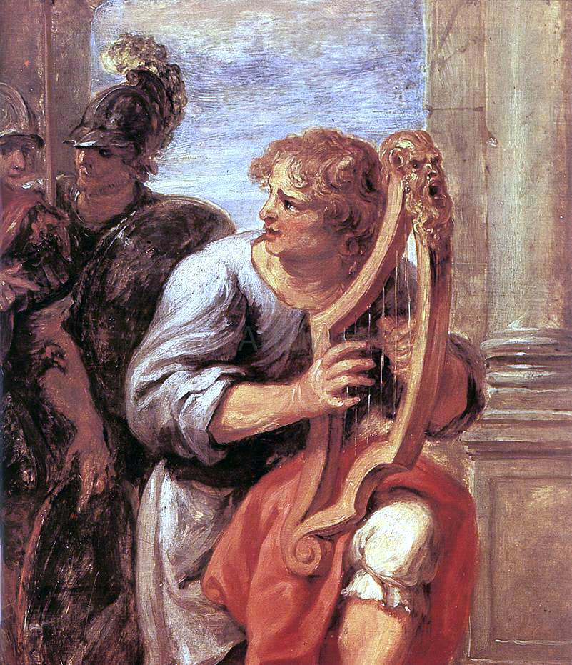 II Erasmus Quellinus Saul and David (detail) - Canvas Print