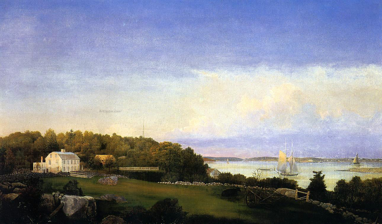 Fitz Hugh Lane Sawyer Homestead - Canvas Print