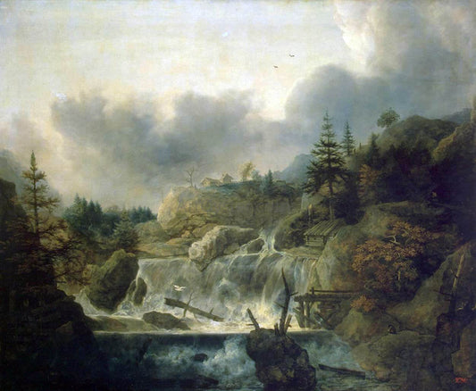 Allaert Van Everdingen Scandinavian Landscape - Canvas Print