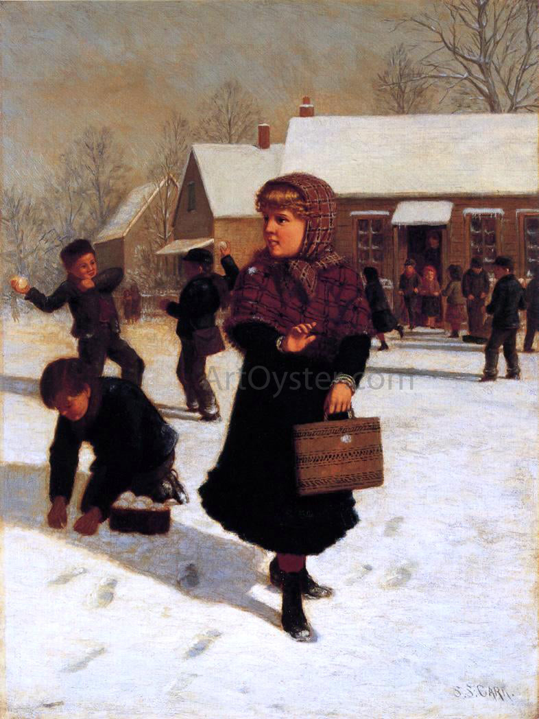 Samuel S Carr School Days - Canvas Print