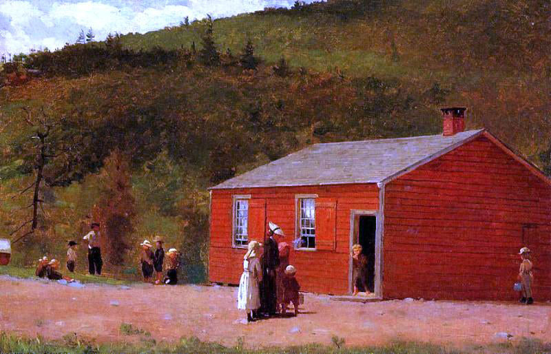 Winslow Homer School Time - Canvas Print
