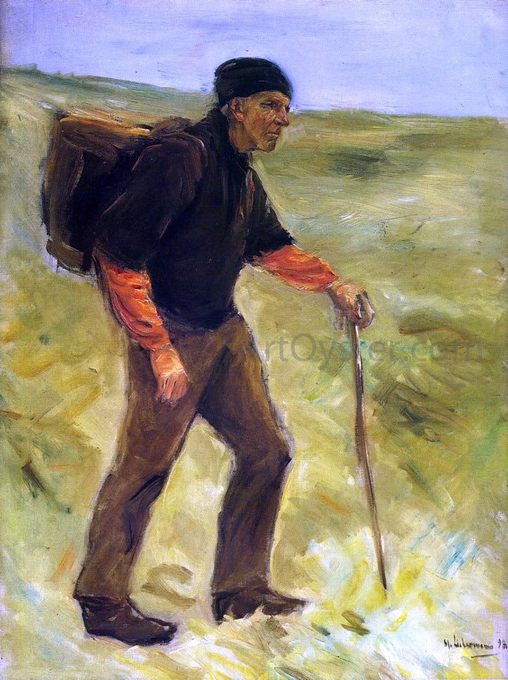 Max Liebermann Schreitender Bauer - Canvas Print
