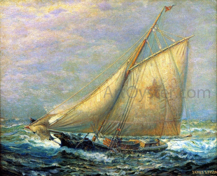 James Gale Tyler Scupper's A'Wash - Canvas Print