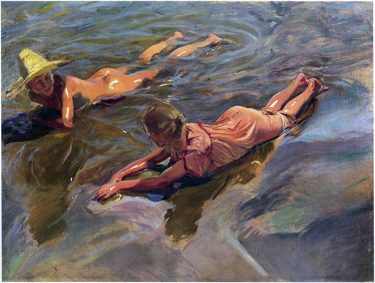 Joaquin Sorolla Y Bastida Sea Idyll - Canvas Print