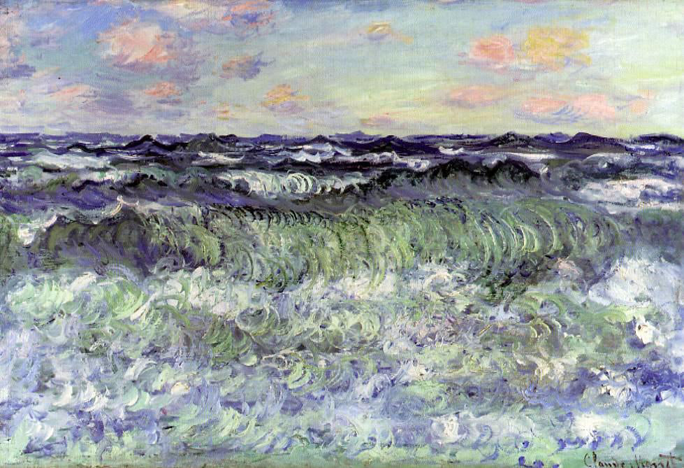Claude Oscar Monet Sea Study - Canvas Print
