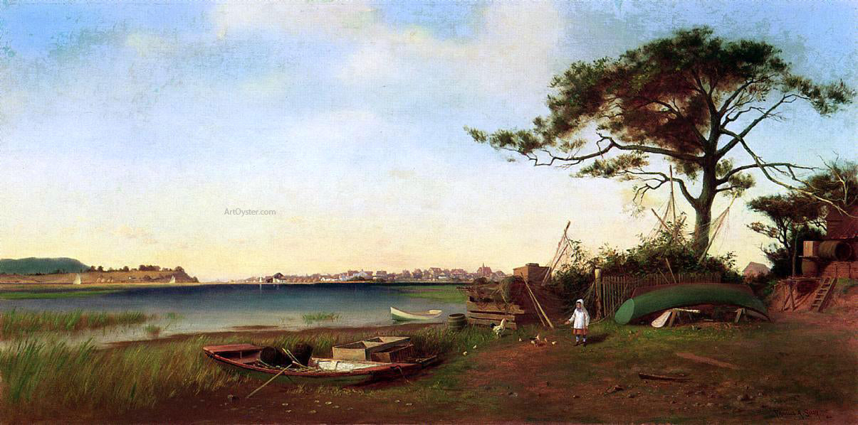Francis A Silva Seabright from Galilee - Canvas Print