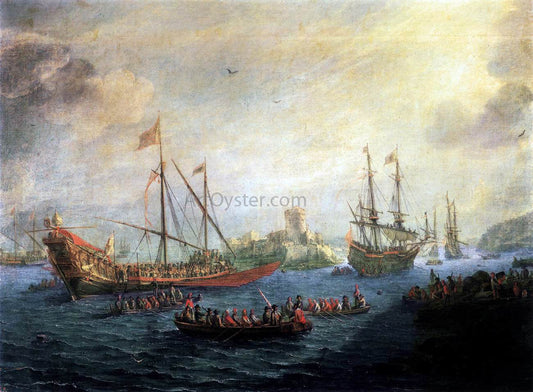 Gaspard Van Eyck Seascape - Canvas Print