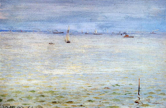 William Merritt Chase Seascape - Canvas Print