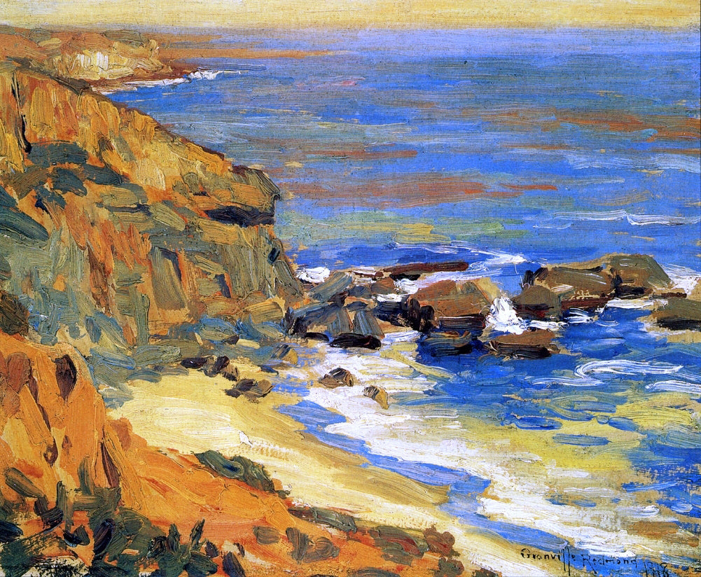 Granville Redmond A Seascape Study - Canvas Print