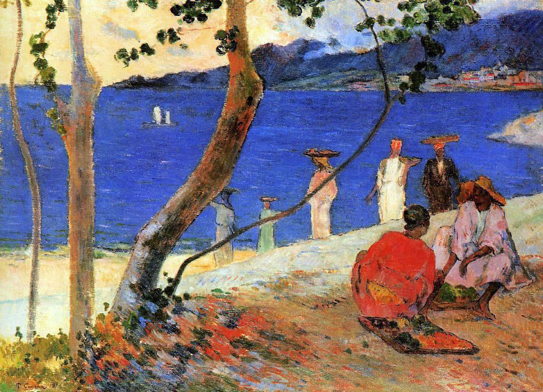 Paul Gauguin Seashore, Martinique - Canvas Print