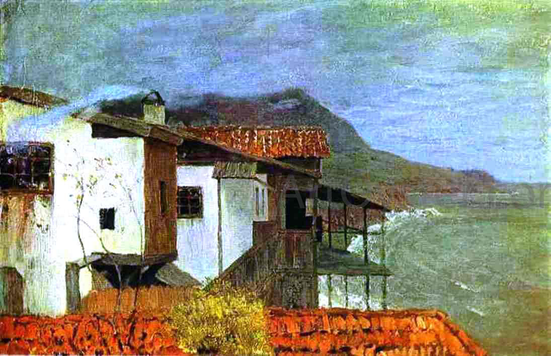 Isaac Ilich Levitan Seashore. The Crimea - Canvas Print