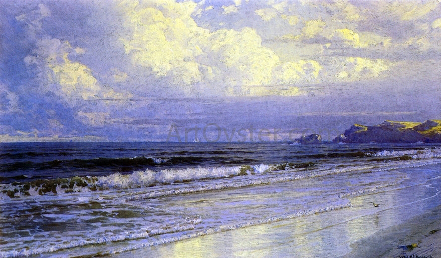William Trost Richards Second Beach, Newport - Canvas Print