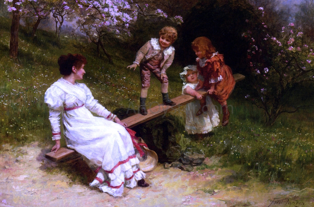 Frederick Morgan See Saw - Canvas Print