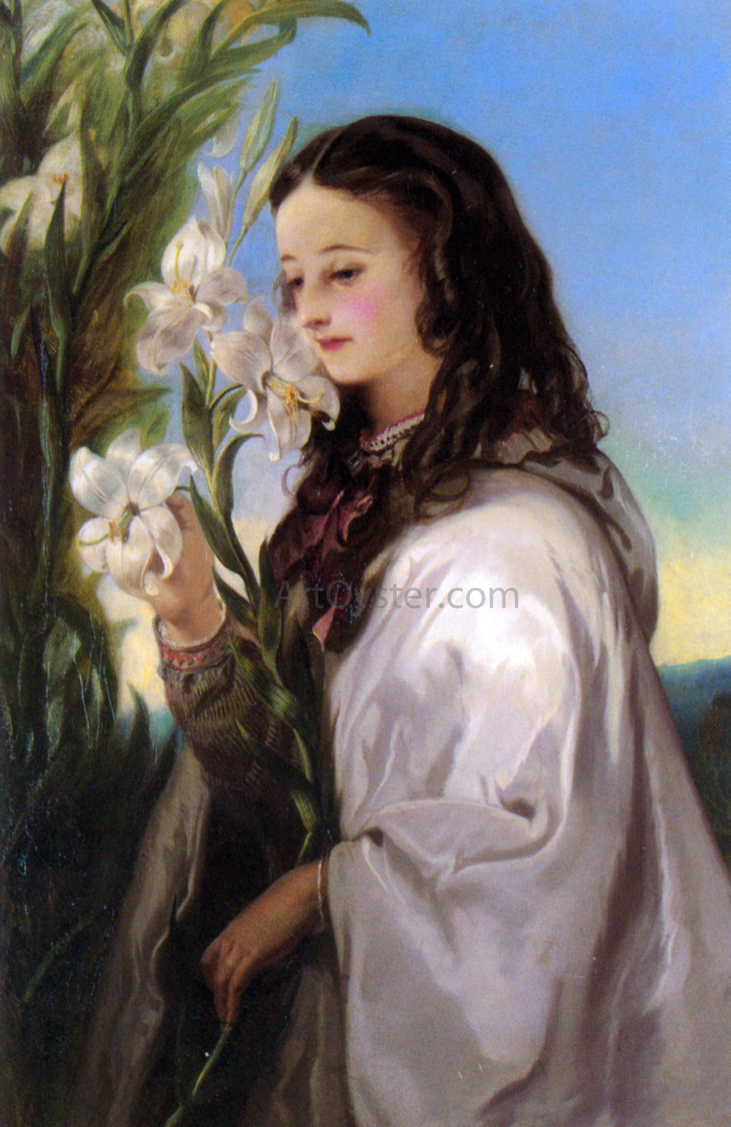 Thomas Musgrove Joy See the Lilies How They Grow - Canvas Print