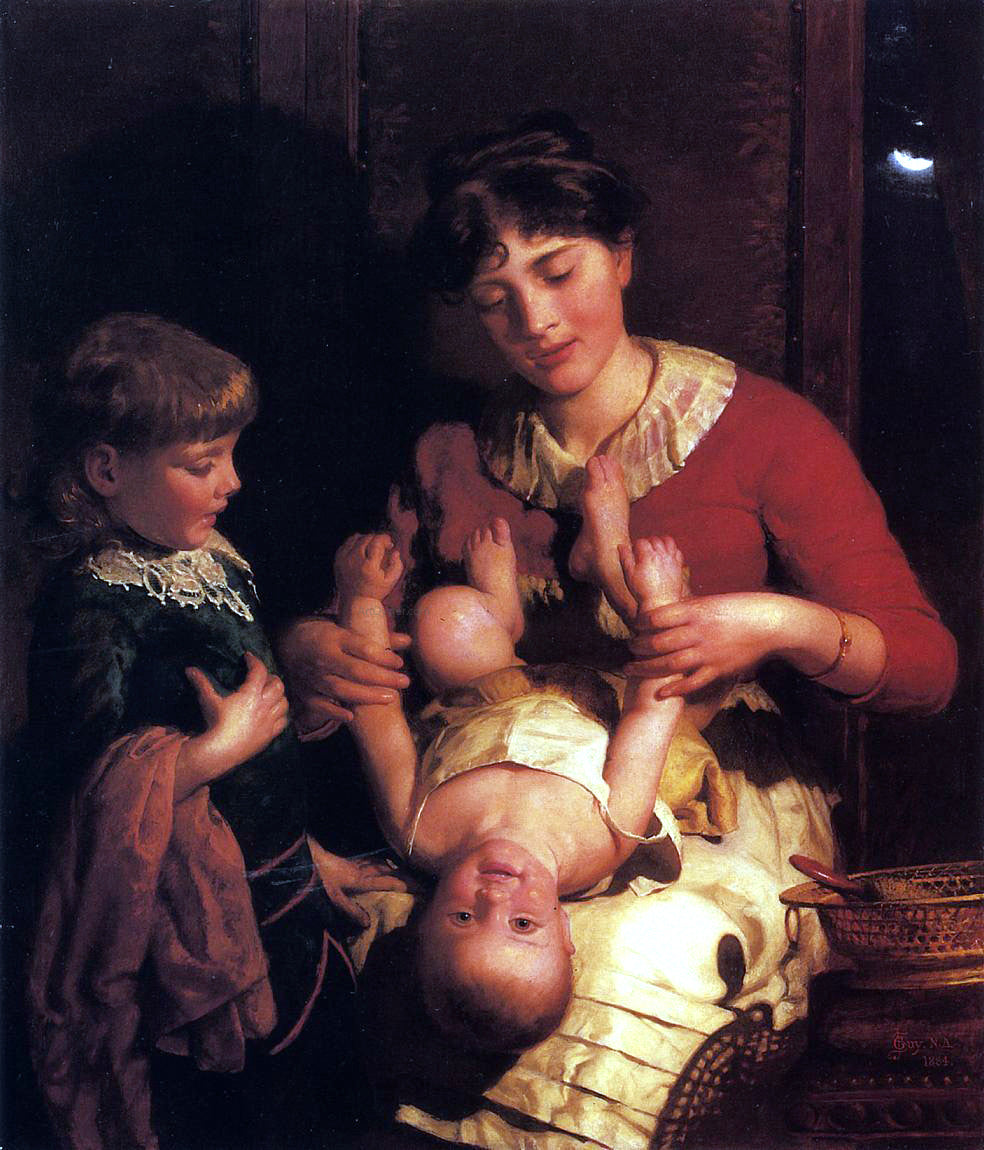 Seymour Joseph Guy See-Saw, Margery Day - Canvas Print