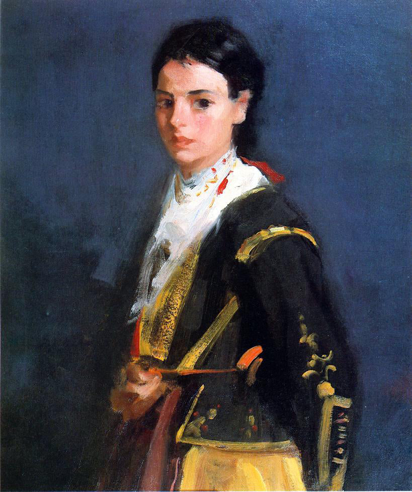 Robert Henri Segovia Girl, Half-Length - Canvas Print