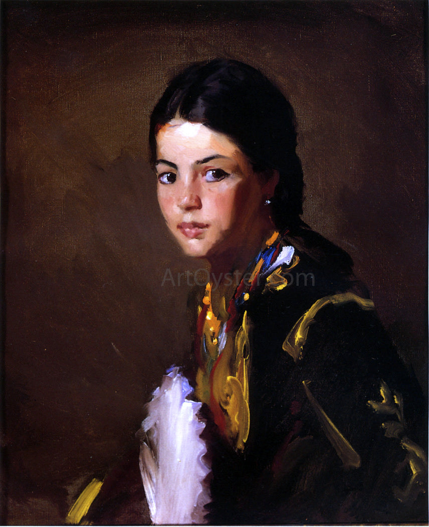Robert Henri Segovian Girl - Canvas Print