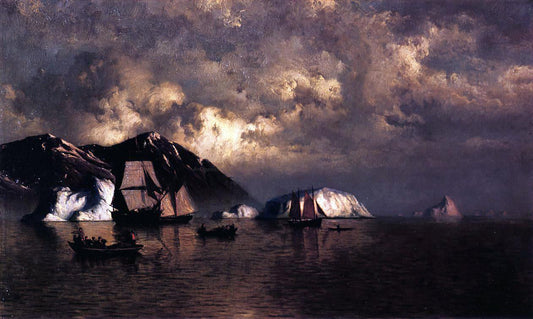 William Bradford Seiners off the Coast of Labrador - Canvas Print