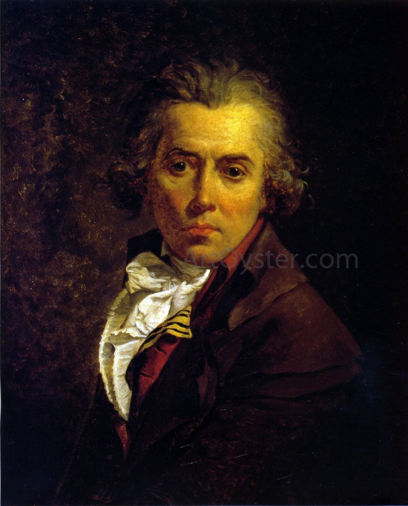 Jacques-Louis David Self Portrait - Canvas Print