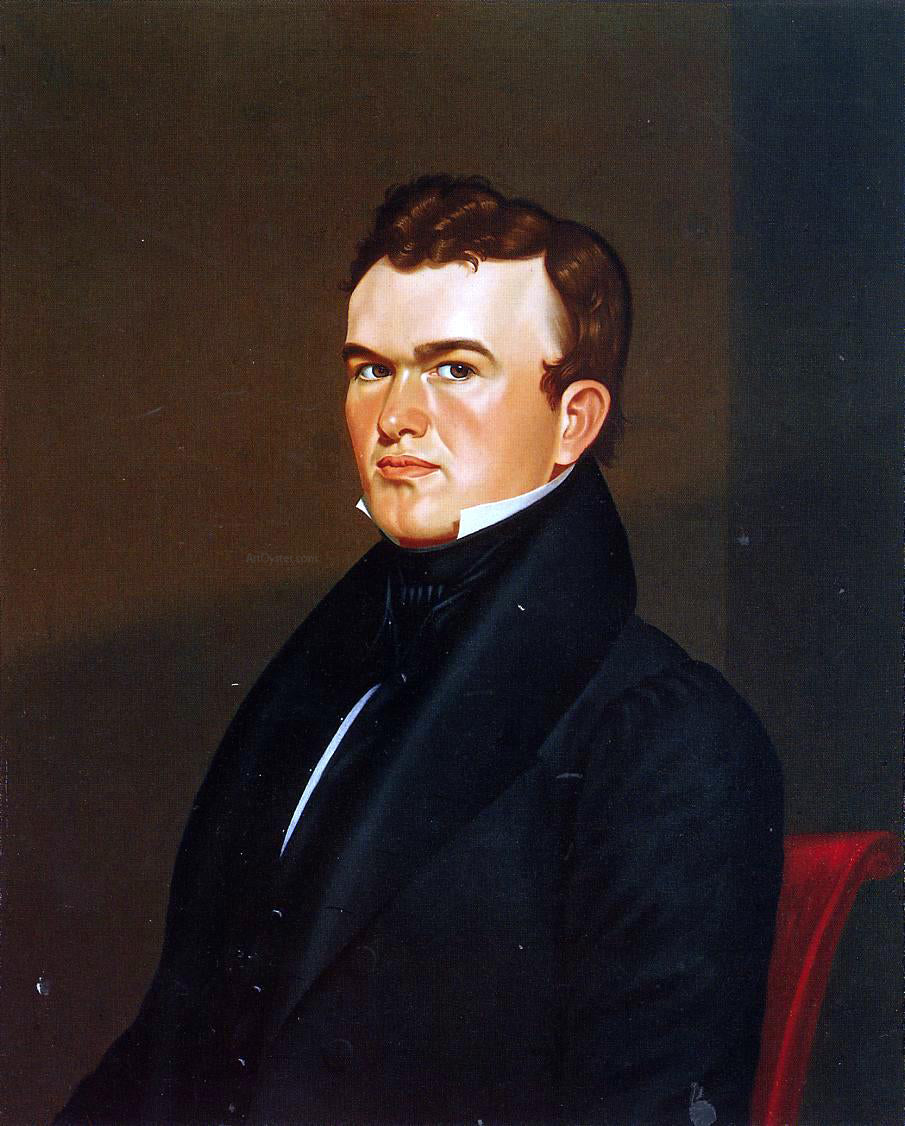 George Caleb Bingham Self Portrait - Canvas Print