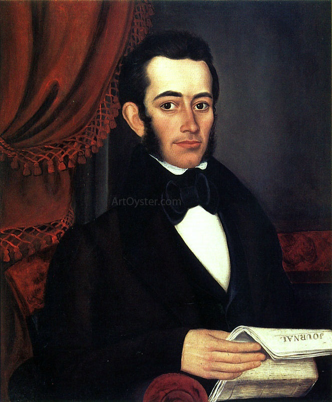 Joseph Whiting Stock Self Portrait - Canvas Print