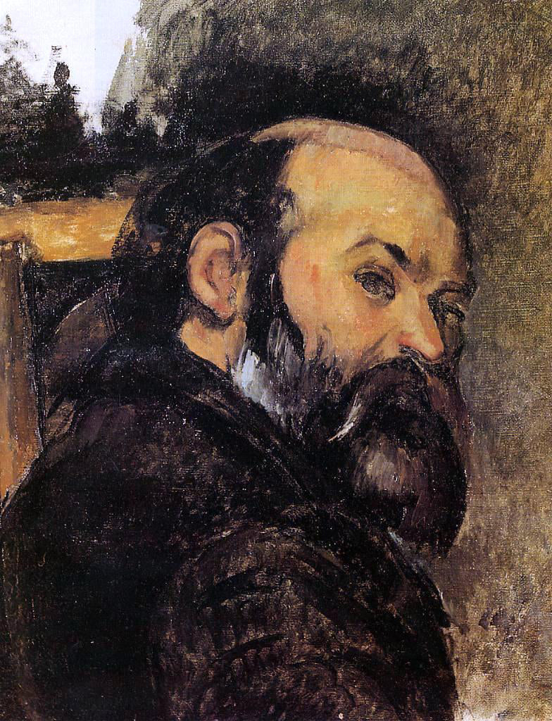Paul Cezanne Self Portrait - Canvas Print